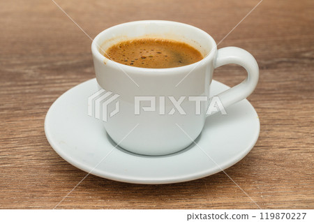 Turkish coffee on a wooden table Turkish coffee on a wooden table 119870227