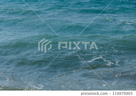 Sea water surface texture. Deep sea waves 119870805