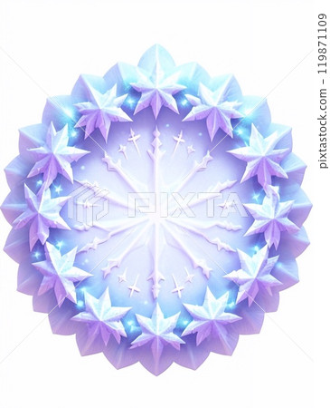 Round frame, Winter Snowflake Wreath, New Year Door Decoration, Circle of Blue and White Snowflakes, Christmas New Year 2025 Round frame, Winter Snowflake Wreath, New Year Door Decoration, Circle of Blue and White Snowflakes, Christmas New Year 2025 119871109