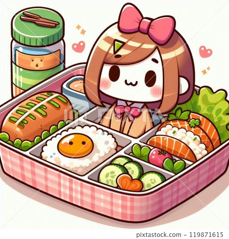 Human Lunch Box (Girl with Ribbon) 119871615