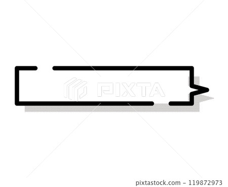 帶有斷點圖案陰影 7 的語音氣泡 119872973