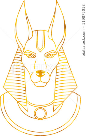 Anubis the god of ancient Egypt. Anubis the god of ancient Egypt. 119873018