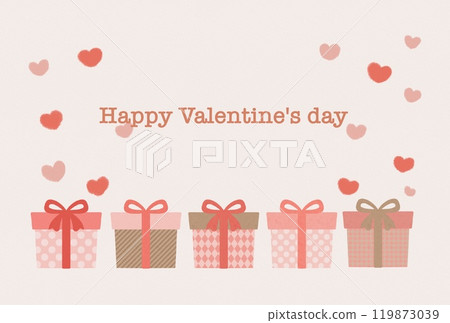 情人節可愛背景素材 119873039