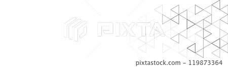 Abstract geometric background with triangle shape pattern 119873364