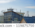 Detached house under construction Detached house under construction 119875750