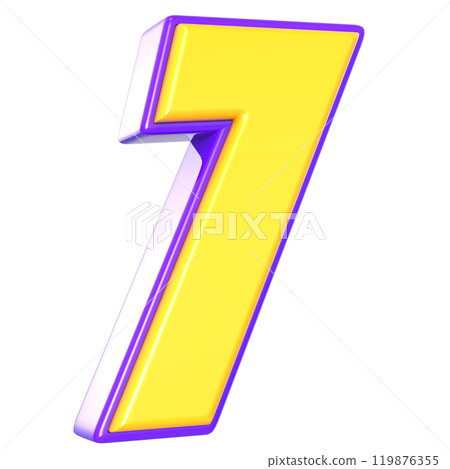 Font And Number 3D Render 119876355