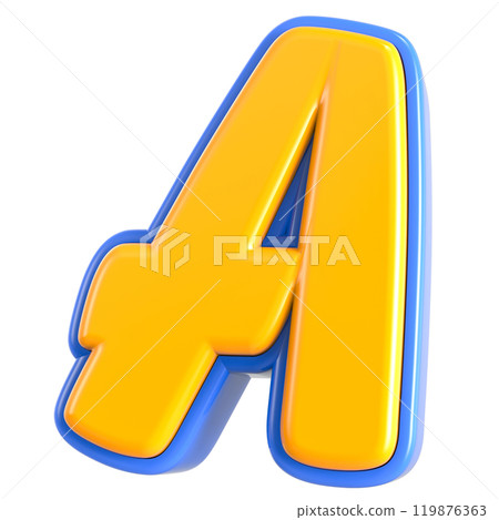 Font And Number 3D Render Font And Number 3D Render 119876363