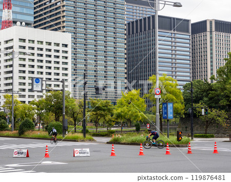 Traffic restrictions due to the Imperial Palace Cycling Event Vehicles will be banned from entering the area. 119876481