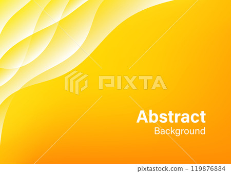 abstract gradient background orange color with flowing wave elements vector illustration template 119876884