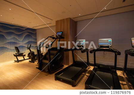 位於與大阪站西口直接相連的JP塔大阪（KITTE Osaka）的大阪站飯店的健身房（健身房） 119876976