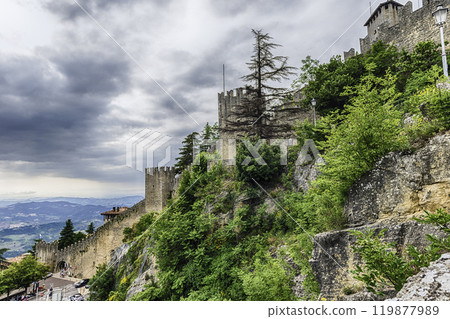 Fortress of Guaita on Monte Titano, Republic of San Marino Fortress of Guaita on Monte Titano, Republic of San Marino 119877989