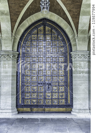 Portal of the Public Palace in Republic of San Marino Portal of the Public Palace in Republic of San Marino 119877994