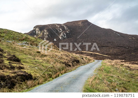 Slieve League pilgrim path by Teelin in County Donegal, Ireland Slieve League pilgrim path by Teelin in County Donegal, Ireland 119878751