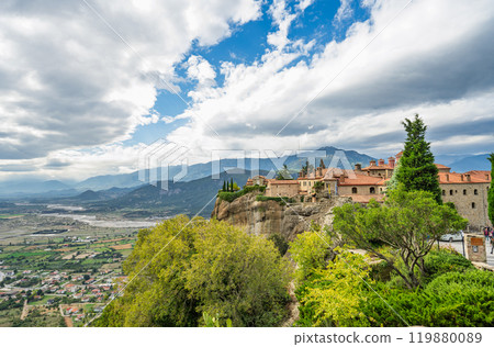Meteora landscape in Greece Meteora landscape in Greece 119880089