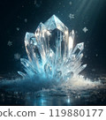 Glittering ice crystals 119880177