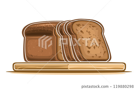 Vector illustration of Rye Bread 119880298