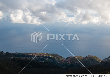 Mountains and clouds, Madeira, Portugal 119880542