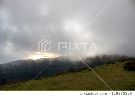 Mountains and clouds, Madeira, Portugal 119880559