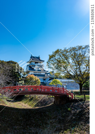 Oyama Castle in Yoshida Town, Haibara County, Shizuoka Prefecture, 119880611