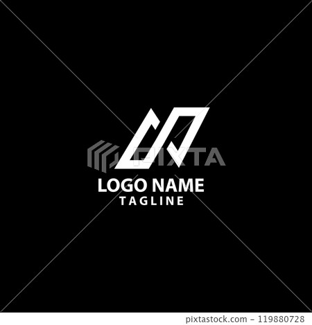initial letter AN abstract modern logo design vector initial letter AN abstract modern logo design vector 119880728