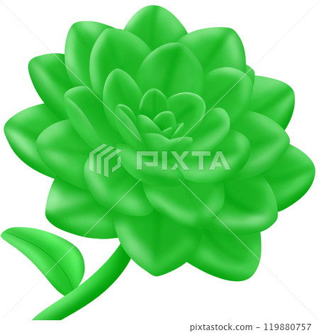 a tree with a bright green leaves 119880757