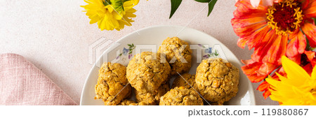 Gluten-free chickpea buns made with almond and chickpea flour, offering a straightforward, nutritious, and protein-rich choice for gluten-free baking, banner 119880867