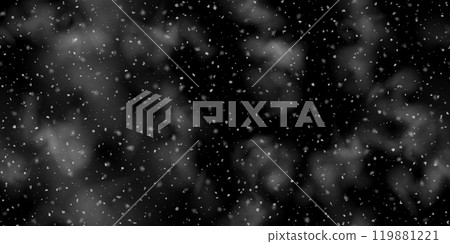 Snowfall on dark sky with white smoke or clouds as a seamless pattern Snowfall on dark sky with white smoke or clouds as a seamless pattern 119881221