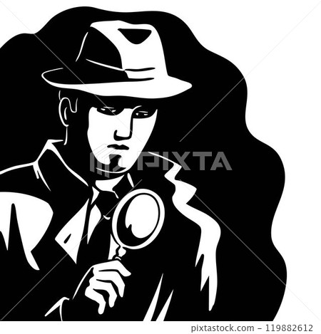 A young male detective 119882612