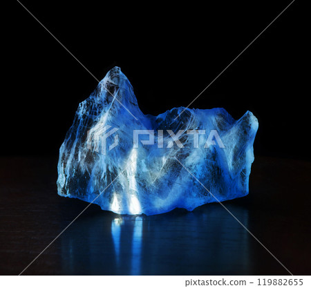 Precious mineral. Piece of Rock crystal Precious mineral. Piece of Rock crystal 119882655