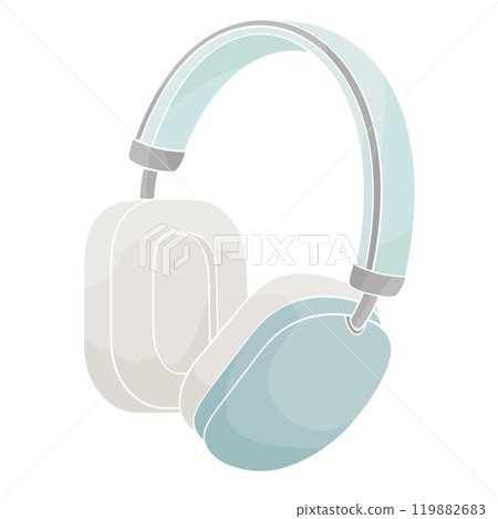 headphones on white background color vector illustration headphones on white background color vector illustration 119882683