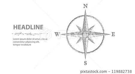 Digital compass. Business strategic explorer 119882738