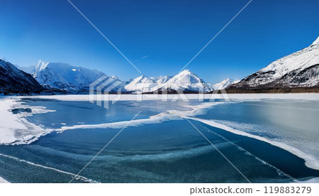 冰湖雪山景觀 冰湖雪山景觀 119883279
