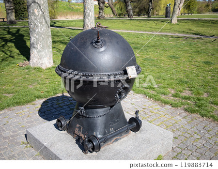 Old Naval mine from World War II Old Naval mine from World War II 119883714