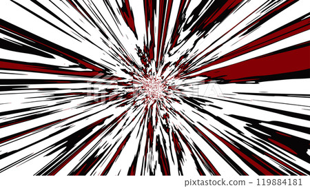 Speed burst background. Manga comic effect. Black speed lines on white background.Speed rays comic manga impact. 119884181