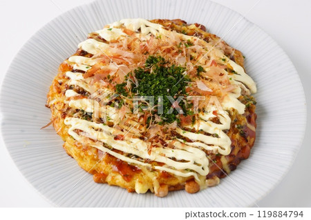 Pork ball okonomiyaki 119884794