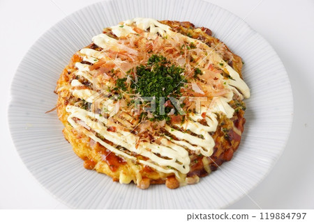 Pork ball okonomiyaki 119884797