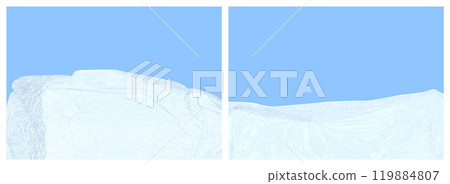 Vector texture of plastic film on blue background Vector texture of plastic film on blue background 119884807
