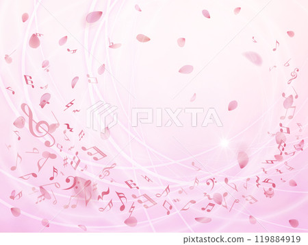 美麗的櫻花背景 美麗的櫻花背景 119884919