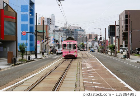 高岡電車 萬葉線 富山縣高岡市城下町 119884995