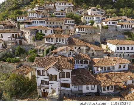 Historic city of Berat in Albania, World Heritage Site by UNESCO Historic city of Berat in Albania, World Heritage Site by UNESCO 119885273