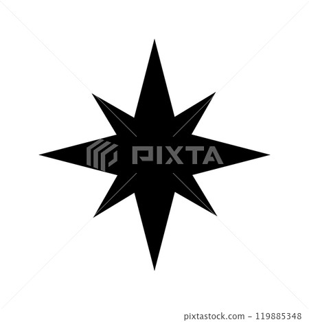 Black stars icon. Sun, sparkle, twinkle, starburst or bling, stardust sign. Flash, flare or glare, light or firework, explosion, radiance magic symbol. Trendy y2k pictogram. Vector illustration Black stars icon. Sun, sparkle, twinkle, starburst or bling, stardust sign. Flash, flare or glare, light or firework, explosion, radiance magic symbol. Trendy y2k pictogram. Vector illustration 119885348