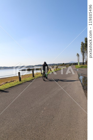 Beautiful Lake Kasumigaura 119885496