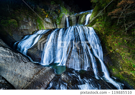 Ibaraki Fukuroda Falls Autumn leaves illumination Ibaraki Fukuroda Falls Autumn leaves illumination 119885510