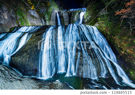 Ibaraki Fukuroda Falls Autumn leaves illumination Ibaraki Fukuroda Falls Autumn leaves illumination 119885515