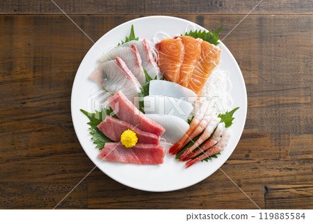 什錦生魚片 119885584