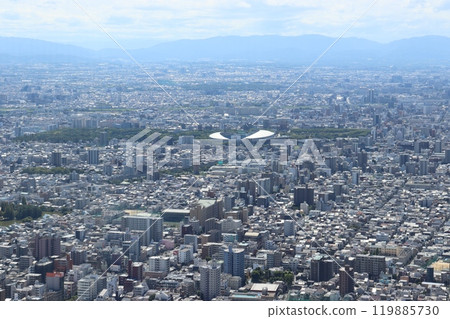 Streets in the direction of Nagai Park, Sumiyoshi Ward, Osaka City 119885730