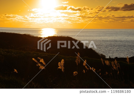 Sunset in the Sea of Japan 119886180