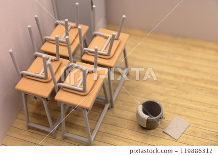 清潔時間（教室）圖像 119886312