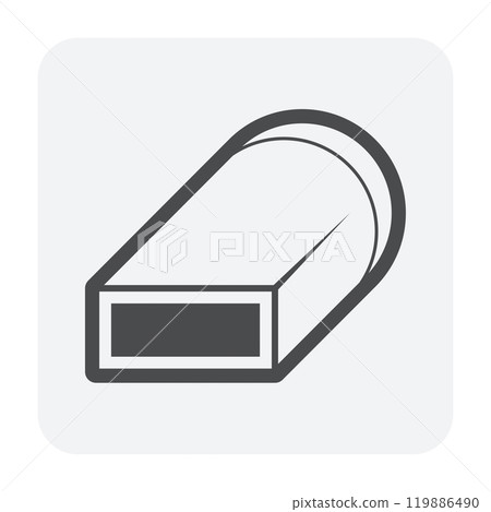 Air duct part element vector icon, product part in ductwork. 119886490