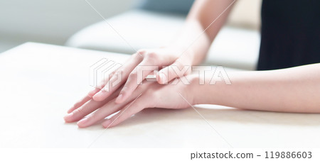 Women's hands, hand care, skin care Women's hands, hand care, skin care 119886603